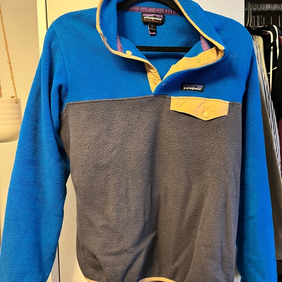 Patagonia Womens Synchilla Fleece Pullover Blue - Picture 3 of 6